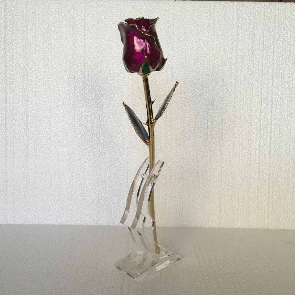Eternal Love Rose Dipped in 24k Gold Foil V15